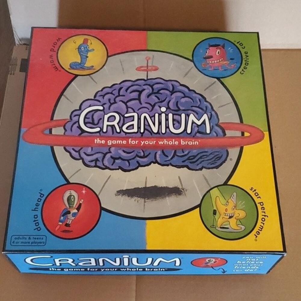 Cranium Board Game • VG/EUC • Missing Die & Dough • 2002 Edition
